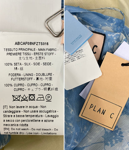 PLAN C シルクスリップドレス ABCAF08NFZTS016 レディース SIZE 38 プラン シー
