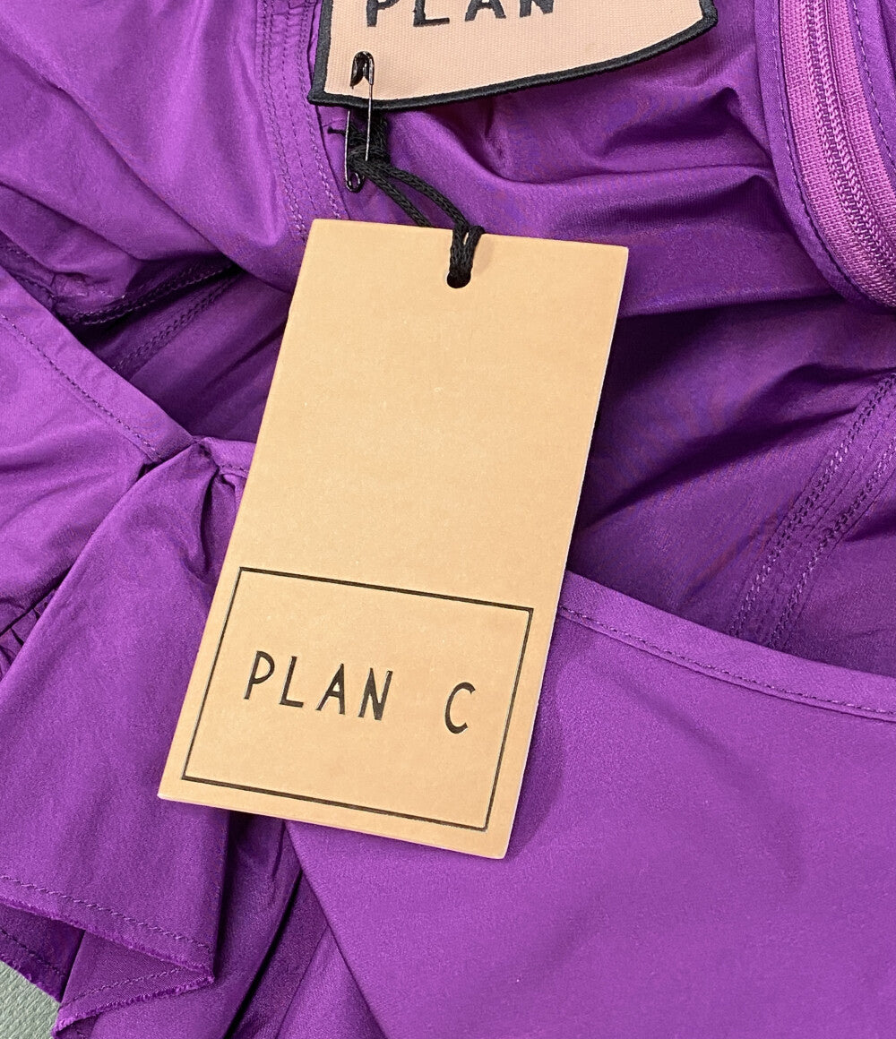 美品 PLAN C ノースリーブワンピース パープル ABCAE51NZ0TP076 レディース SIZE 36 プラン シー