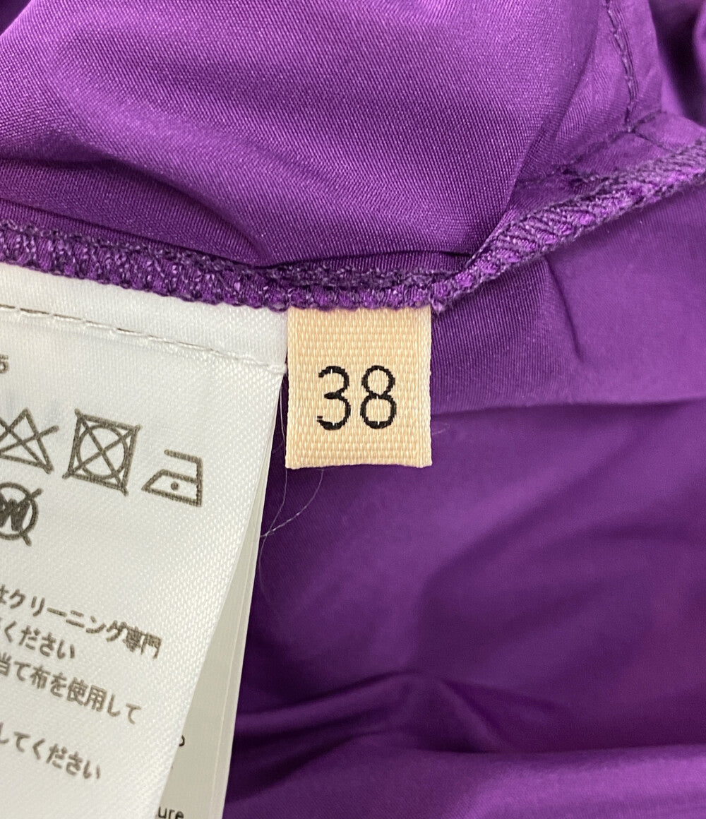 美品 PLAN C ノースリーブワンピース パープル ABCAE51NZ0TP076 レディース SIZE 38 プラン シー
