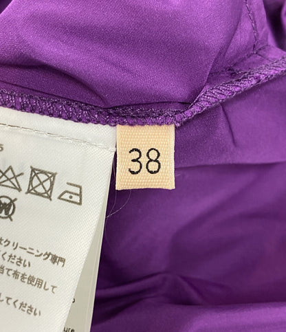 美品 PLAN C ノースリーブワンピース パープル ABCAE51NZ0TP076 レディース SIZE 38 プラン シー