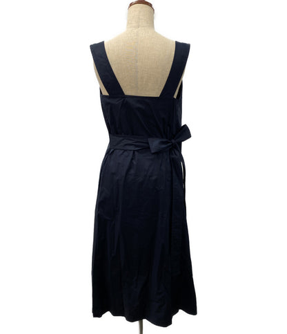 美品 PLAN C ノースリーブワンピース ネイビー 41.ABCAF02NZ0TC063 レディース SIZE 36 プラン シー