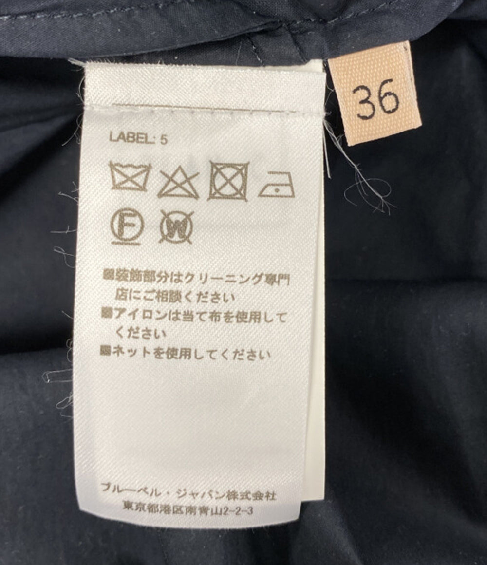美品 PLAN C ノースリーブワンピース ネイビー 41.ABCAF02NZ0TC063 レディース SIZE 36 プラン シー