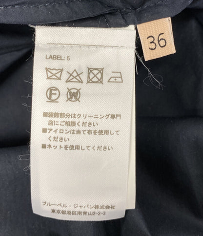 美品 PLAN C ノースリーブワンピース ネイビー 41.ABCAF02NZ0TC063 レディース SIZE 36 プラン シー