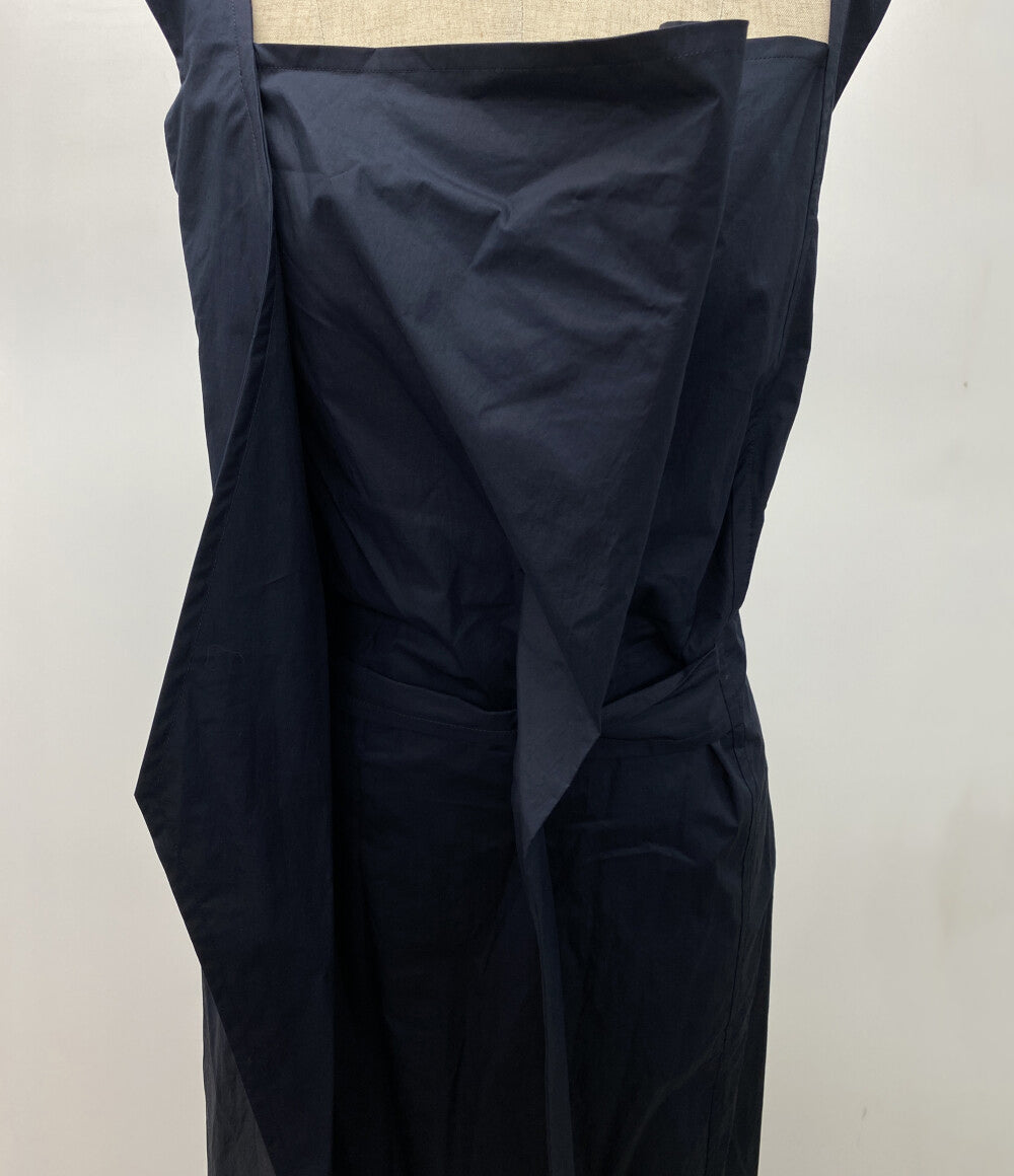 美品 PLAN C ノースリーブワンピース ネイビー 41.ABCAF02NZ0TC063 レディース SIZE 36 プラン シー