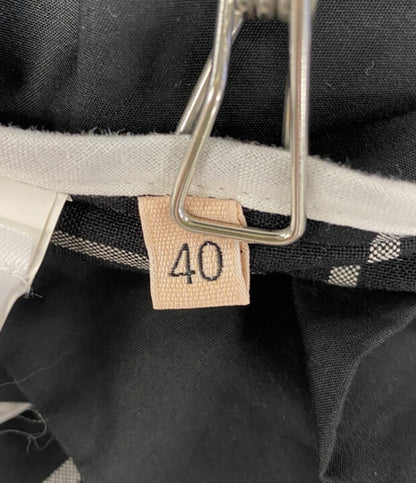 美品 PLAN C サロペットパンツ チェック 32.TUCAD58LNZTW042 レディース SIZE 40 プラン シー