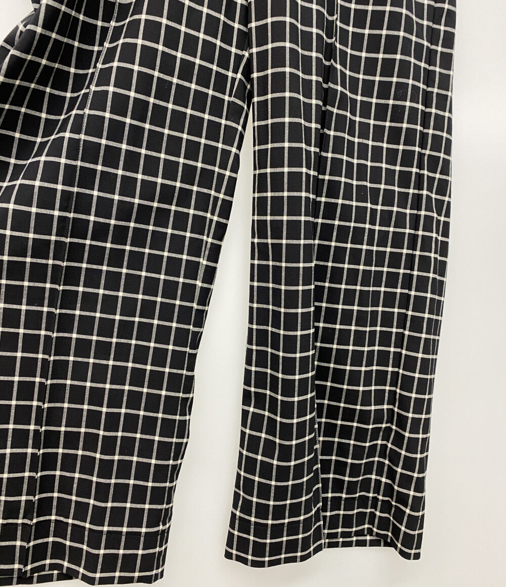 美品 PLAN C サロペットパンツ チェック 32.TUCAD58LNZTW042 レディース SIZE 40 プラン シー