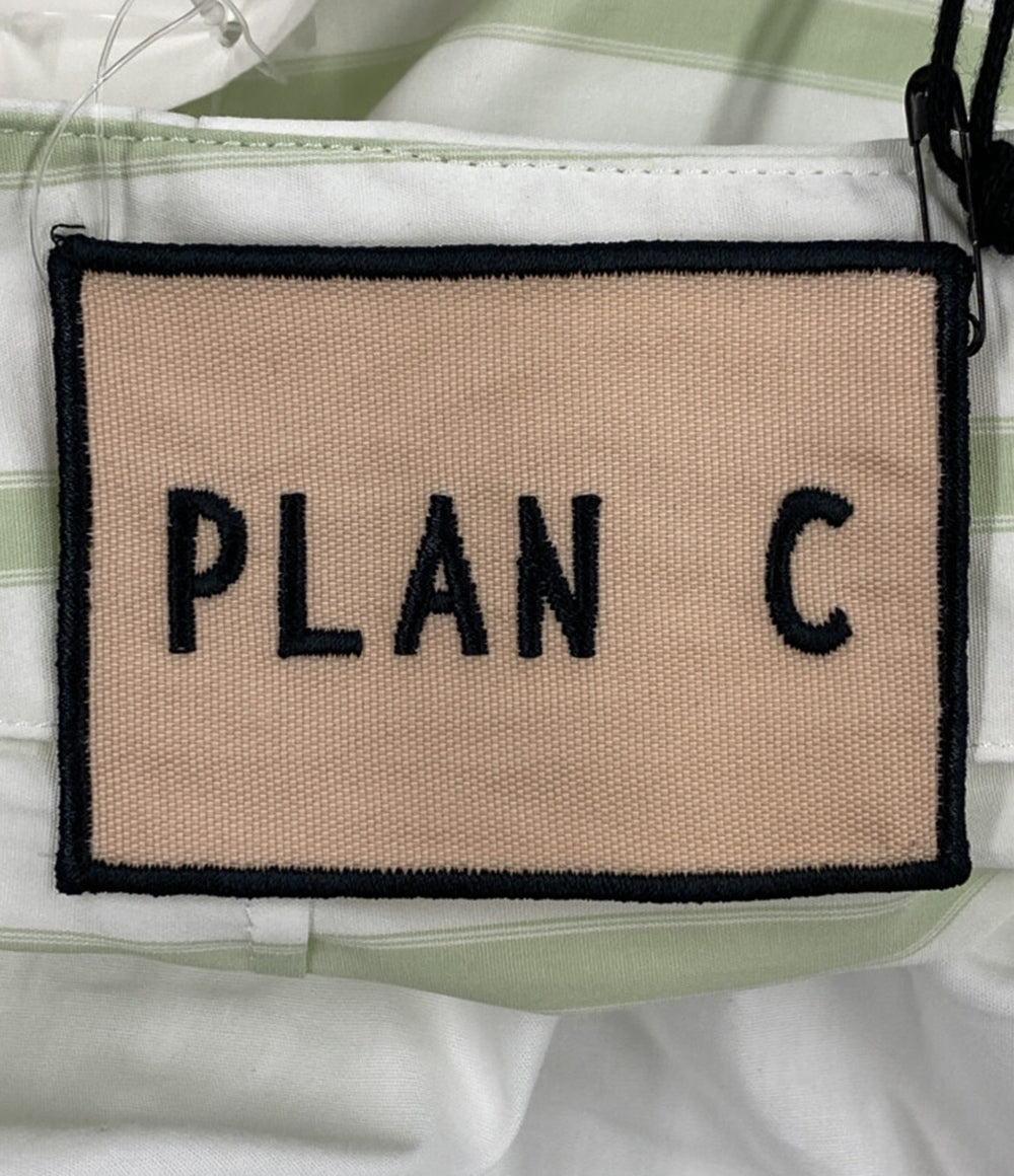 美品 PLAN C スカート ストライプ 41.GOCAF08BF0TC074 レディース SIZE 36 プラン シー