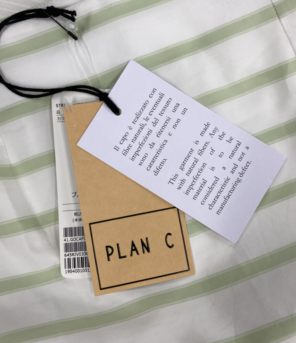 美品 PLAN C スカート ストライプ 41.GOCAF08BF0TC074 レディース SIZE 40 プラン シー