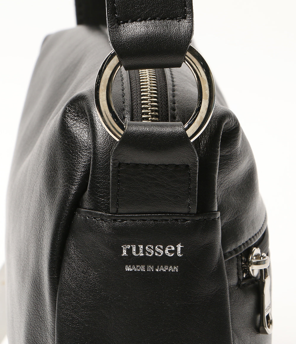 russet ショルダーバッグ ブラック レザー RUZ1052122A0002 レディース ラシット