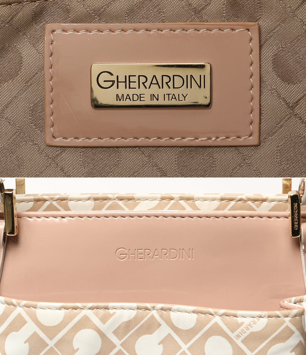 GHERARDINI ショルダーバッグ 2wayバッグ スタッズ ベージュ レディース ゲラルディーニ