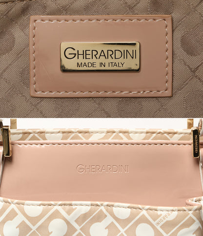 GHERARDINI ショルダーバッグ 2wayバッグ スタッズ ベージュ レディース ゲラルディーニ