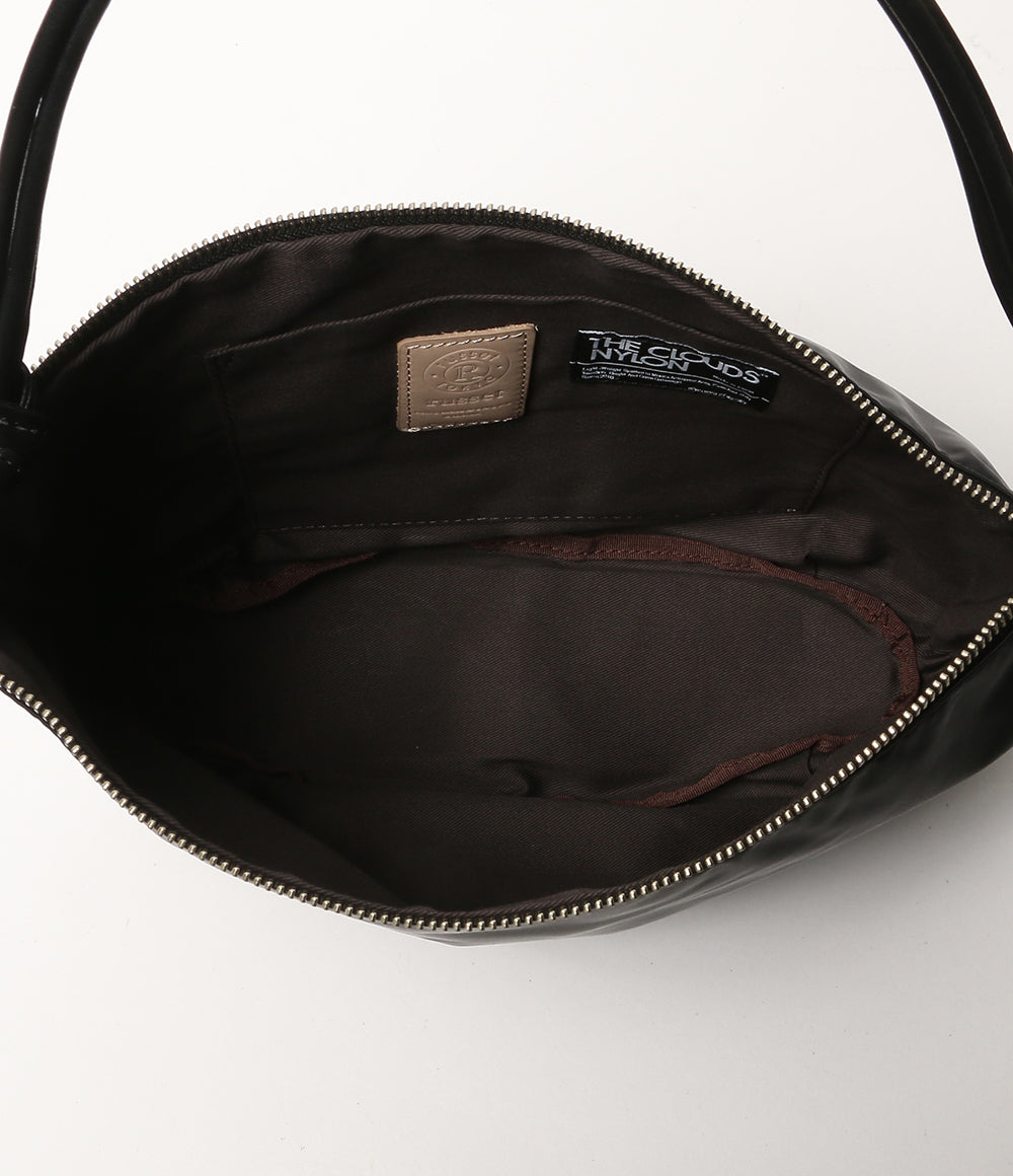 美品 russet ハンドバッグ ワンショル 2WAY ナイロン ブラック レディース ラシット