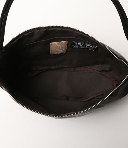 美品 russet ハンドバッグ ワンショル 2WAY ナイロン ブラック レディース ラシット