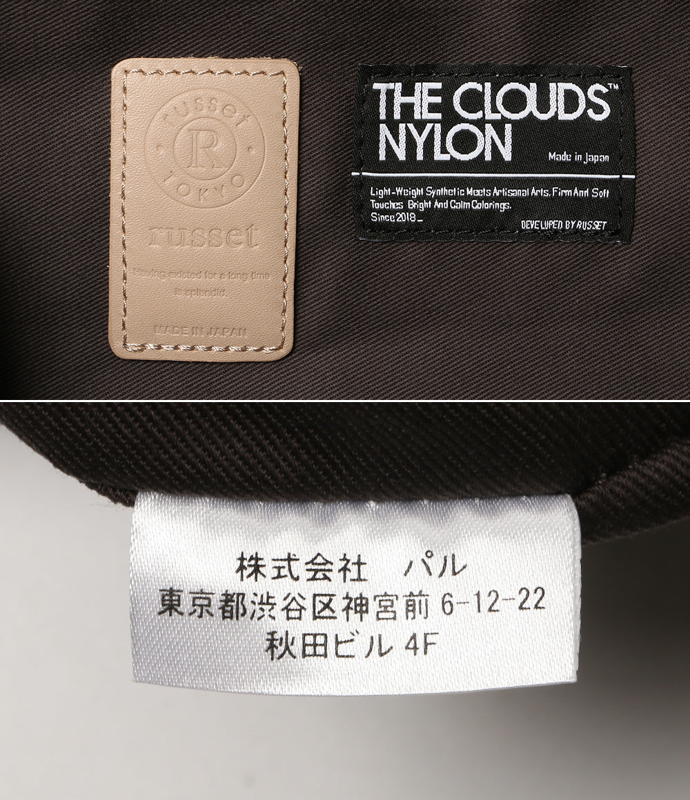 美品 russet ハンドバッグ ワンショル 2WAY ナイロン ブラック レディース ラシット