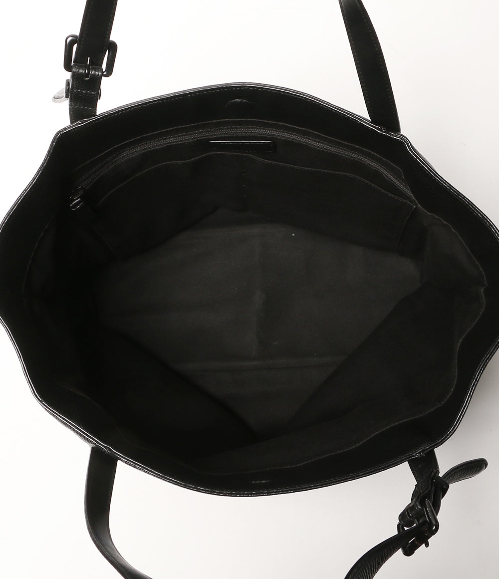 fetia フェティア トートバッグ レザー BLK メンズ