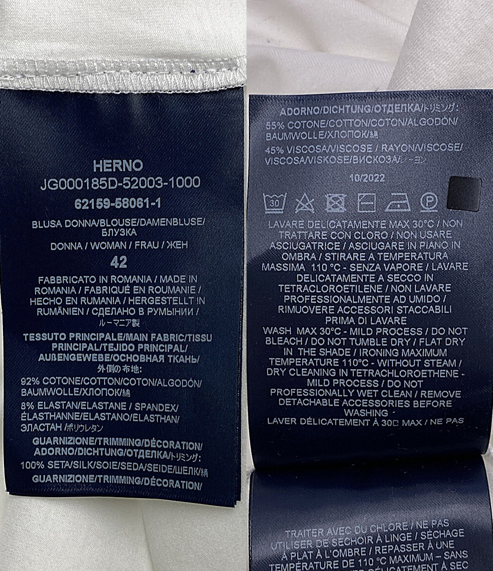 HERNO 半袖Ｔシャツ JG000185D-52003-1000 レディース SIZE 42 ヘルノ