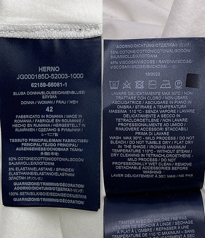 HERNO 半袖Ｔシャツ JG000185D-52003-1000 レディース SIZE 42 ヘルノ