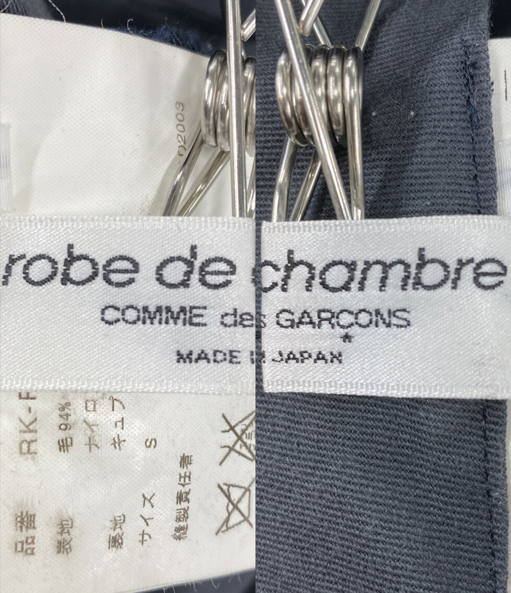 robe de chambre COMME des GARCONS パンツ ネイビー RK-P011 レディース SIZE S ローブドシャンブルコムデギャルソン
