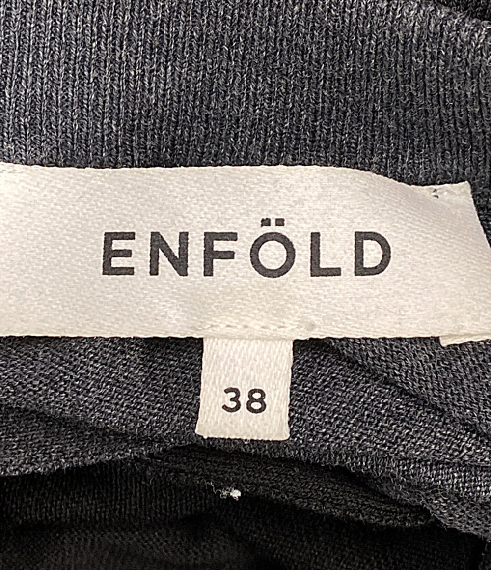 ENFOLD カーディガン ブラック 300IA170-0391 レディース SIZE 38 エンフォルド