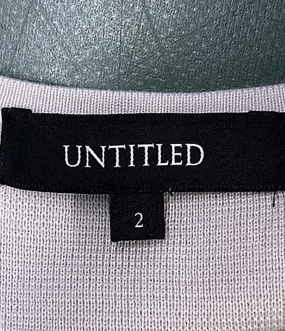 美品 UNTITLED カーディガン アイボリー 153-33454 レディース SIZE 2 アンタイトル
