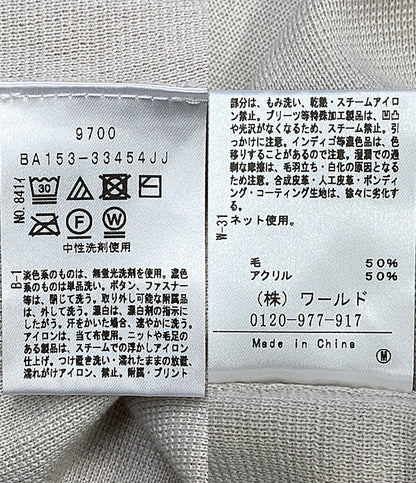 美品 UNTITLED カーディガン アイボリー 153-33454 レディース SIZE 2 アンタイトル