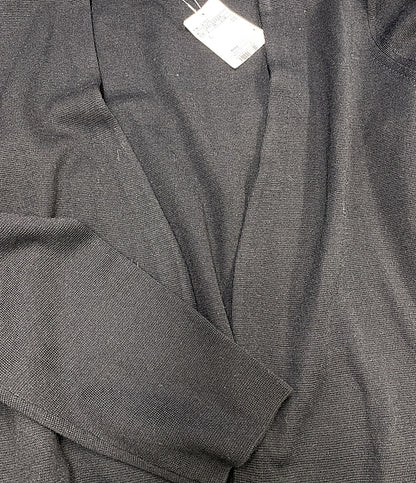 美品 UNTITLED カーディガン ブラック 153-33454 レディース SIZE 2 アンタイトル
