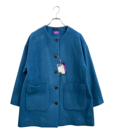 Shower Party コート 裏リバティ ノーカラーコート レディース SIZE 1 シャワーパーティー