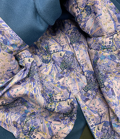 Shower Party コート 裏リバティ ノーカラーコート レディース SIZE 1 シャワーパーティー