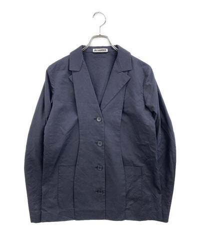 Jil sander テーラードジャケット シルク混 3Bジャケット レディース SIZE 34 ジルサンダー