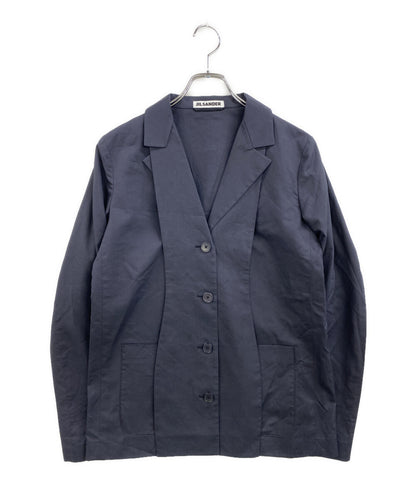Jil sander テーラードジャケット シルク混 3Bジャケット レディース SIZE 34 ジルサンダー