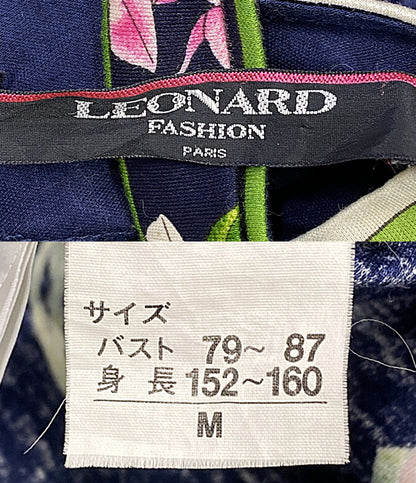 美品 LEONARD 半袖ワンピース レディース SIZE M レオナール
