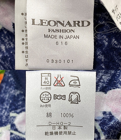 美品 LEONARD 半袖ワンピース レディース SIZE M レオナール