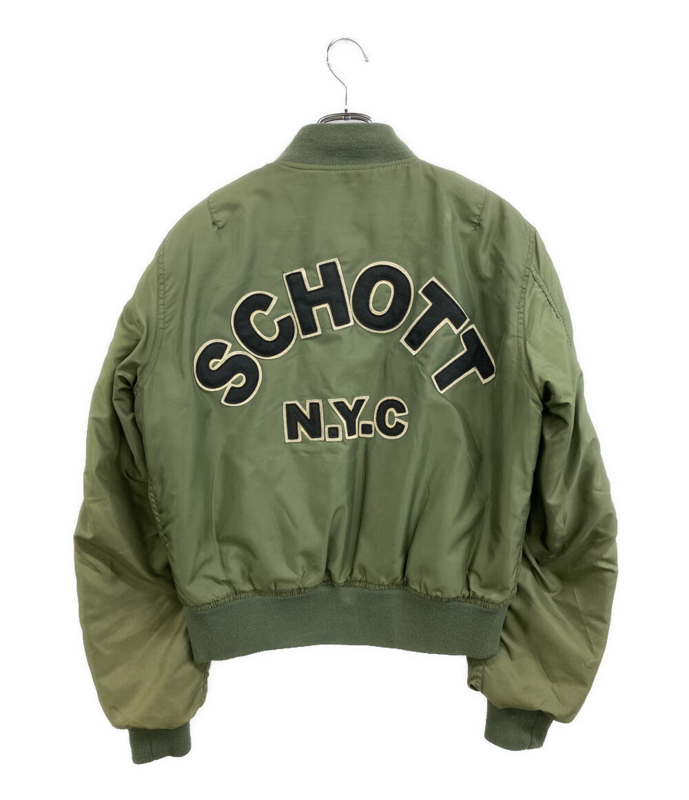 SCHOTT フライトジャケット カーキ メンズ SIZE 36 ショット