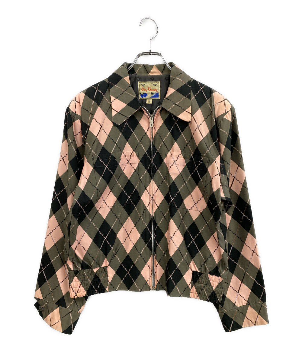 Dry Bones ジャケット ピンク チェック ヴィンテージ メンズ SIZE M ドライボーンズ