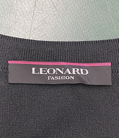 LEONARD カーディガン ブラック 0149224 レディース SIZE 40 レオナール