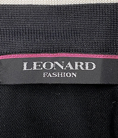 LEONARD ニット ブラック 0397234 レディース SIZE M レオナール