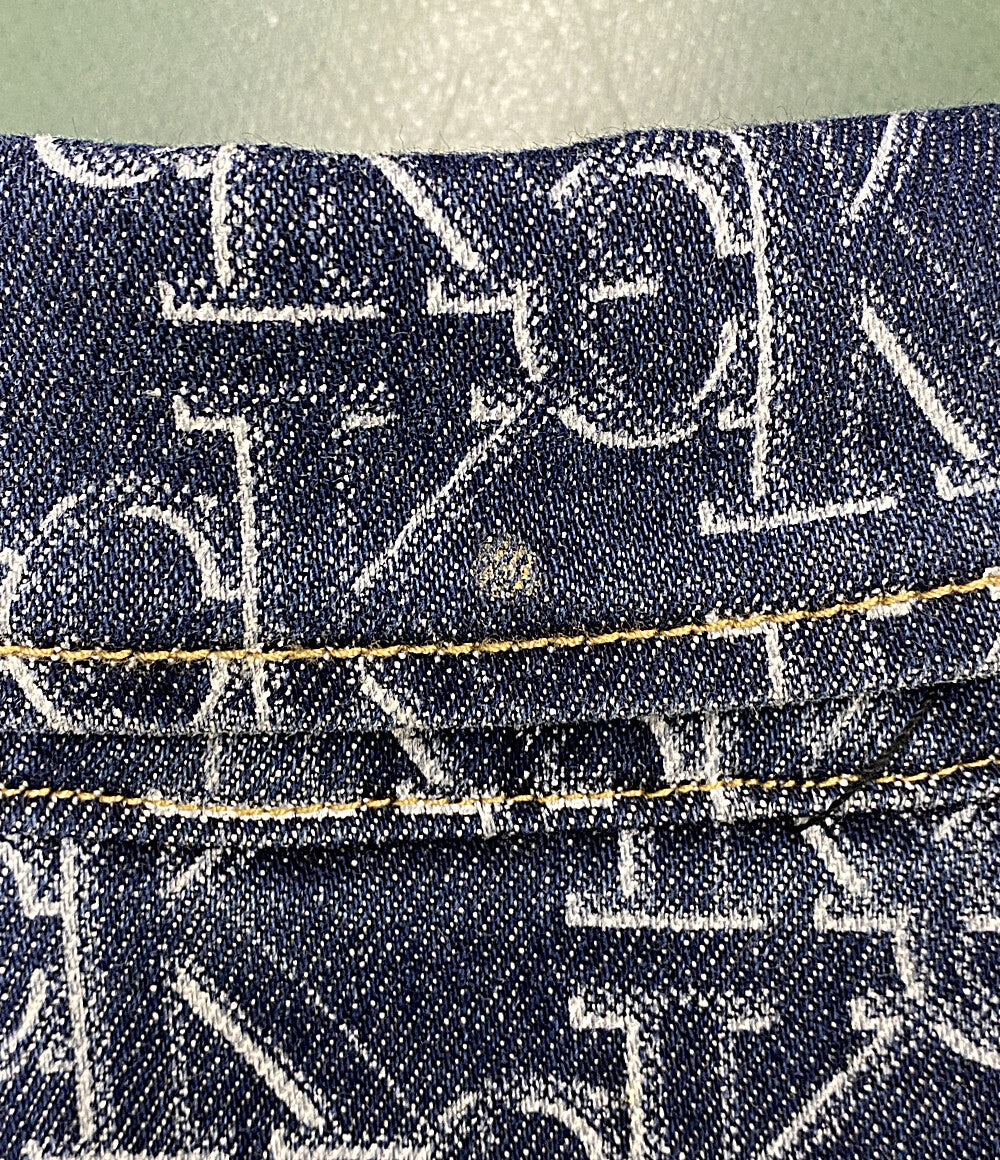 calvin klein Jeans デニムジャケット デニムシグネチャーロゴ ネイビー メンズ SIZE S カルバンクラインジーンズ
