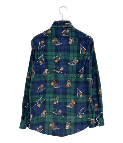 POLO RALPH LAUREN 長袖シャツ LSコーデュロイシャツ ベア メンズ SIZE S ポロ・ラルフローレン