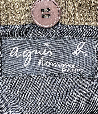 agnes b. homme コーデュロイジャケット ブラウン メンズ SIZE - アニエスベーオム