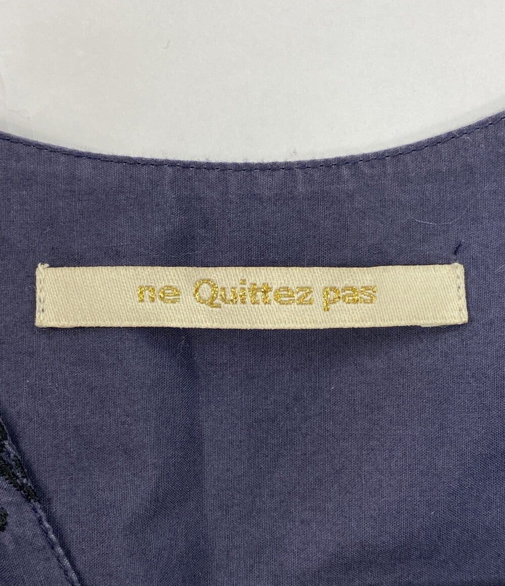 ne Quittez pas ノースリーブワンピース 010441GL4 レディース SIZE S ヌキテパ