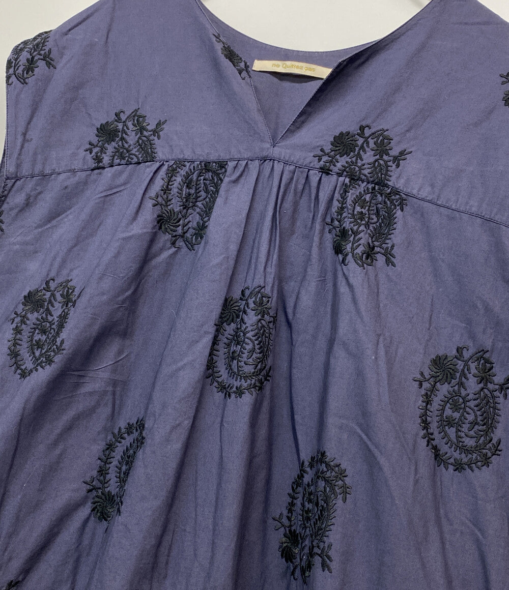 ne Quittez pas ノースリーブワンピース 010441GL4 レディース SIZE S ヌキテパ