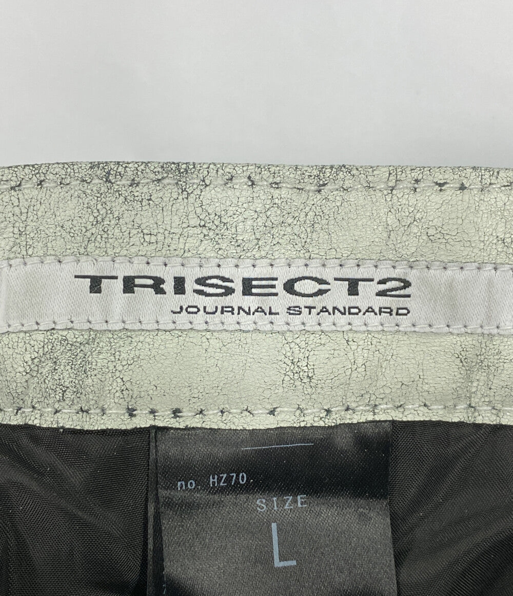JOURNAL STANDARD Trisect ハーフパンツ 25-030-600-8050-1-0 山羊革 ホワイト メンズ SIZE L トライセクト