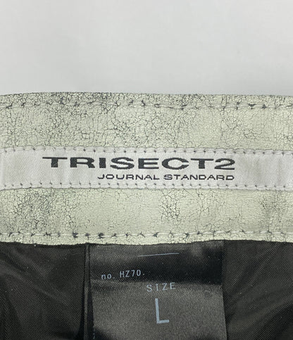 JOURNAL STANDARD Trisect ハーフパンツ 25-030-600-8050-1-0 山羊革 ホワイト メンズ SIZE L トライセクト