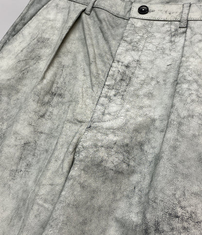 JOURNAL STANDARD Trisect ハーフパンツ 25-030-600-8050-1-0 山羊革 ホワイト メンズ SIZE L トライセクト