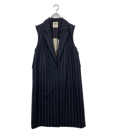 BAUM UND PFERDGARTEN ベスト ジレ ネイビー ストライプ 412-5251550 412-5251550 レディース SIZE 36 バウムウンドヘルガーデン