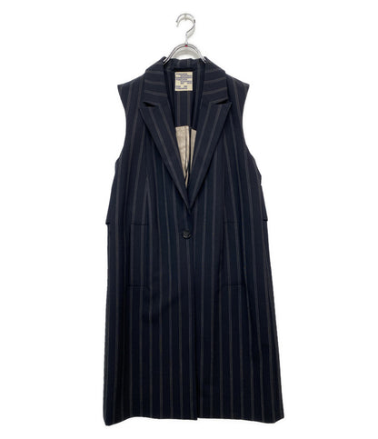 BAUM UND PFERDGARTEN ベスト ジレ ネイビー ストライプ 412-5251550 412-5251550 レディース SIZE 36 バウムウンドヘルガーデン
