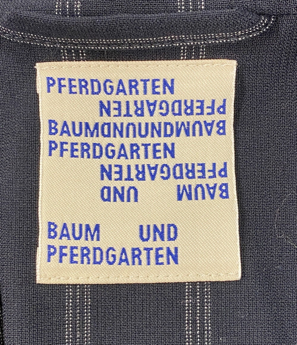 BAUM UND PFERDGARTEN ベスト ジレ ネイビー ストライプ 412-5251550 412-5251550 レディース SIZE 36 バウムウンドヘルガーデン