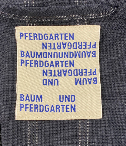 BAUM UND PFERDGARTEN ベスト ジレ ネイビー ストライプ 412-5251550 412-5251550 レディース SIZE 36 バウムウンドヘルガーデン