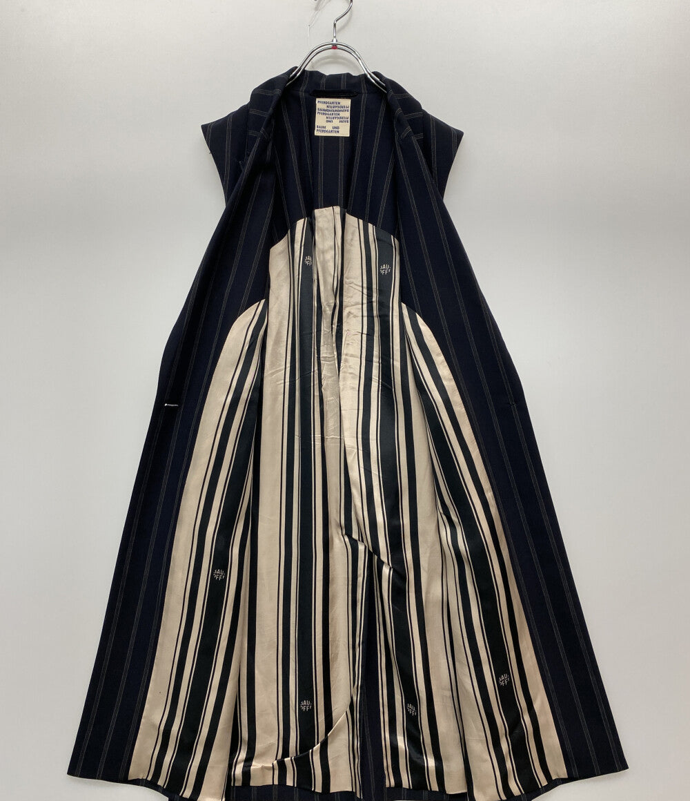 BAUM UND PFERDGARTEN ベスト ジレ ネイビー ストライプ 412-5251550 412-5251550 レディース SIZE 36 バウムウンドヘルガーデン