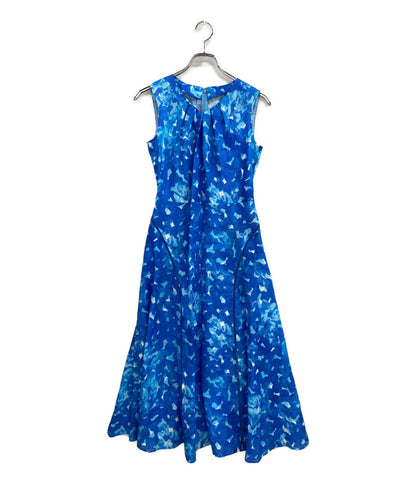 美品 ANAYI ノースリーブワンピース Veil Blue 102627-14-040-61-360 レディース SIZE 36 アナイ